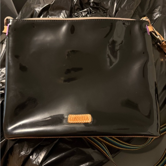 Consuela, downtown Rita, black, multicolor, embroidered floral, Crossbody bag. - Picture 16 of 16